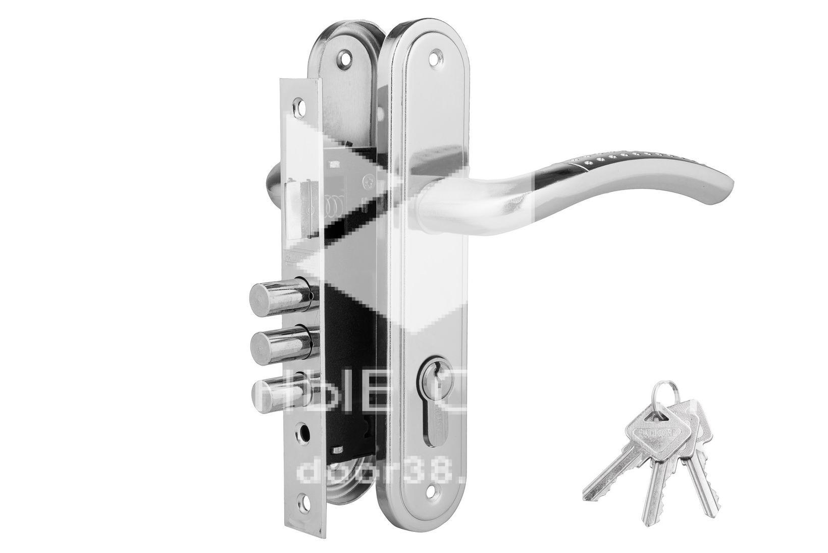 39743 Дверной комплект LH 7036-59 РС хром — изображение 1