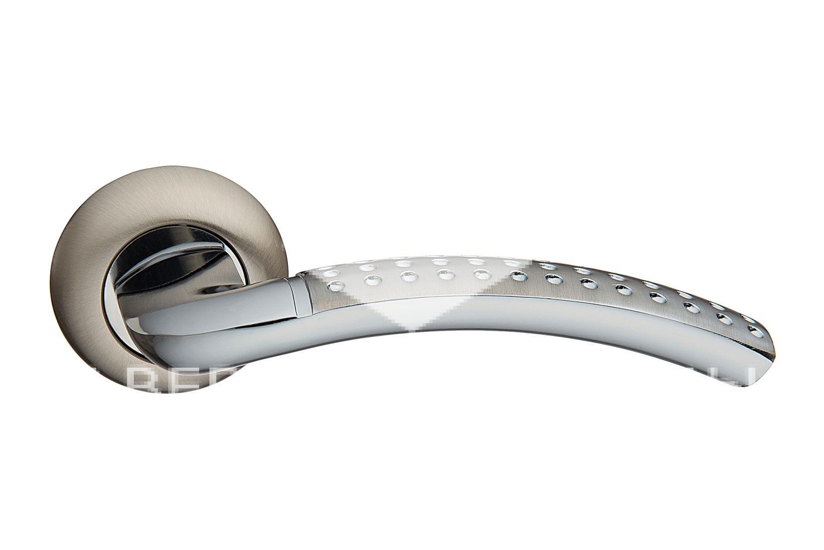 39810 Ручка A-59 ННР белый никель (перфорация) 130 квадр — изображение 1