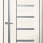 Дверь межкомнатная Ла Стелла 217 Ясень Снежный (матовое стекло)