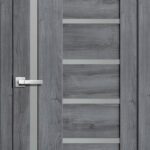 Дверь межкомнатная Лайт Дорс L17 Дуб Стоунвуд (Матовое Стекло)