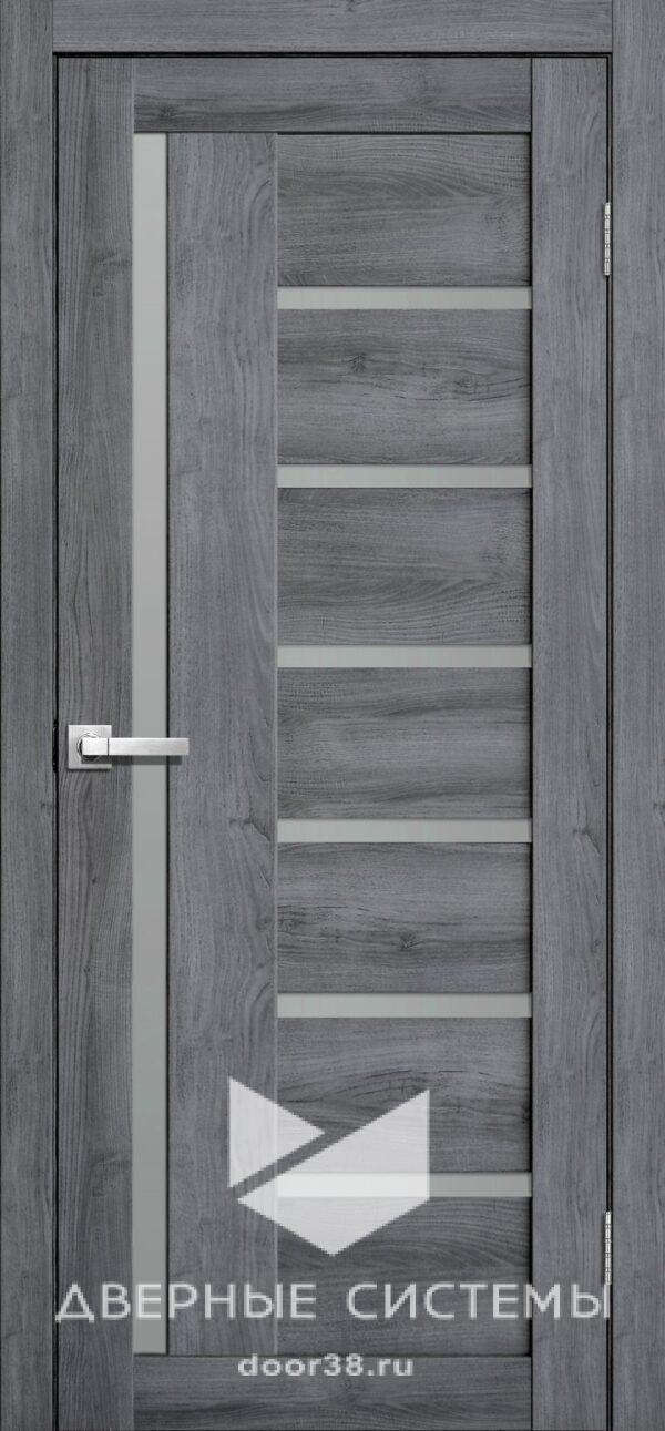 Дверь межкомнатная Лайт Дорс L17 Дуб Стоунвуд (Матовое Стекло)