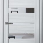 Дверь межкомнатная Ла Стелла 283 Ясень Пепельный (зеркало)