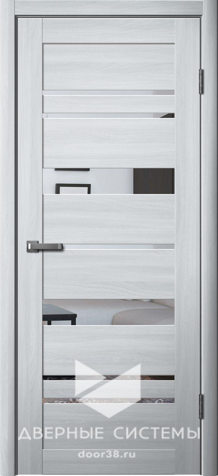 78966_UzmajxY Дверное полотно Ла Стелла 283 Ясень Пепельный ЗЕРКАЛО — изображение 1