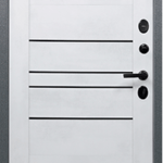 Входная металлическая дверь Титан 8С Бетон снежный / Графит