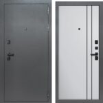 Входная металлическая дверь ДУЭТ 3К букле черный / Neo серебристый ЧФ — изображение 3