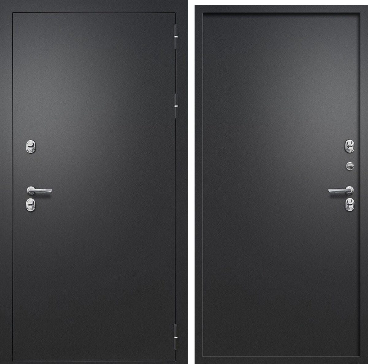 Входная металлическая дверь АЙВАРС (Термо) Мет-Мет / Букле черный — изображение 3