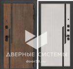 Входная металлическая дверь KARMINA Орех американский/ Дуб беловежский — изображение 3