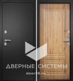 Входная металлическая дверь АРИЯ (Термо) букле черный/ Эталон рустик соломенный — изображение 3