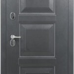 Входная металлическая дверь Норд 439 Терморазрыв Дуб шале снежный / Графит