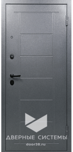 Входная металлическая дверь Титан PRO Зеркало / Графит — изображение 2
