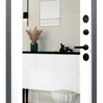 Входная металлическая дверь Титан PRO Зеркало / Графит