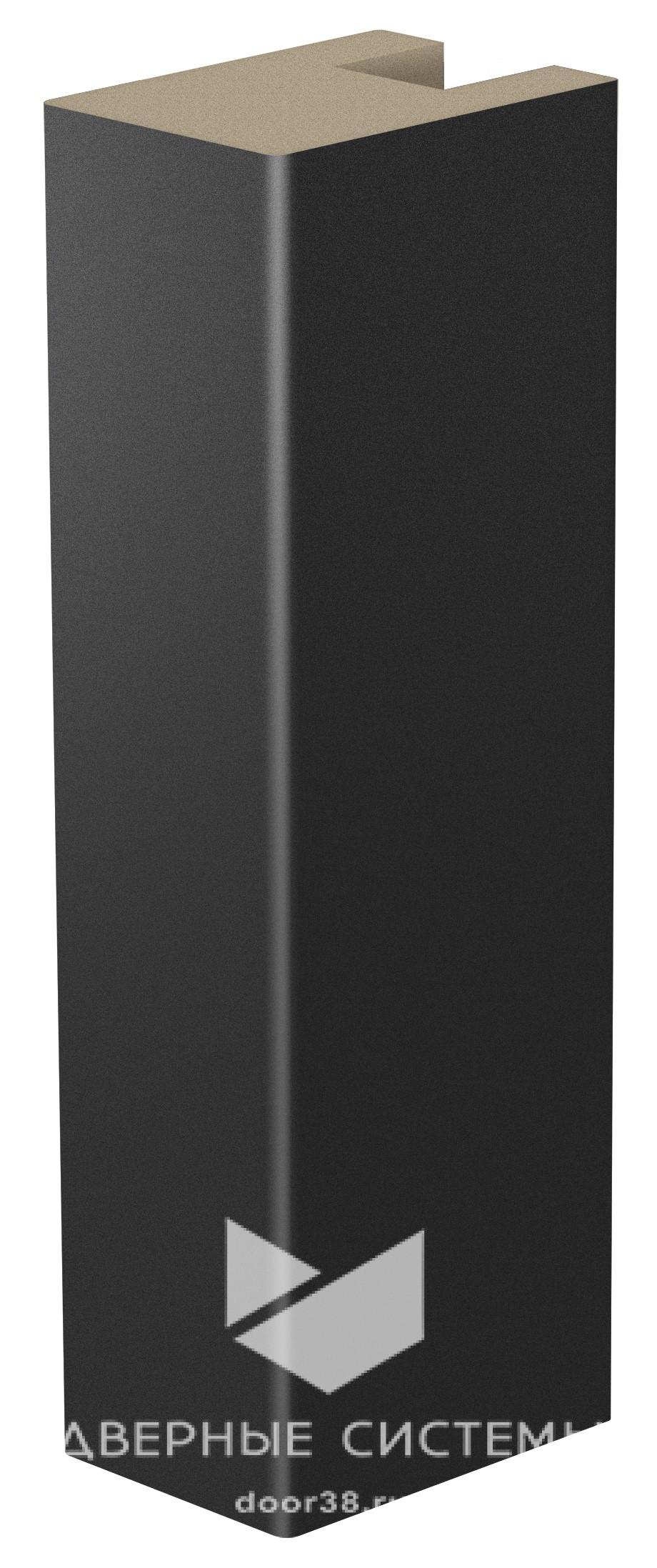 U0000000837 Рейка декоративная Р1 36х50х2780 ПВХ черная шагрень — изображение 1