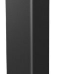 Рейка фоновая Р4 36х22х2780 ПВХ черная шагрень