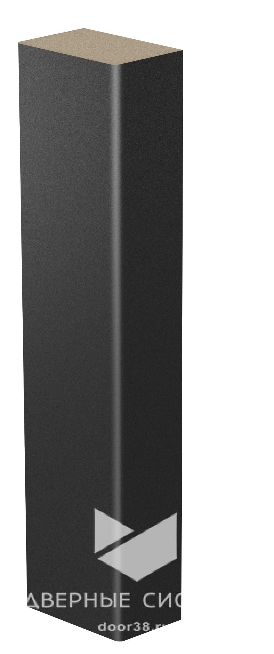 U0000000839 Рейка фоновая Р4 36х22х2780 ПВХ черная шагрень — изображение 1