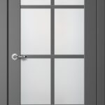 Дверь межкомнатная Классик C05 ПО Эмалит Графит