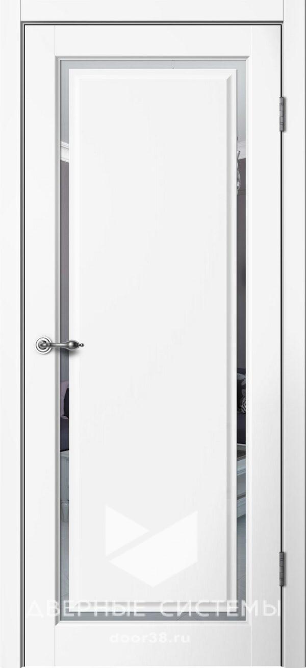 Дверь межкомнатная Эстетик E05 ПО Эмалит Белый