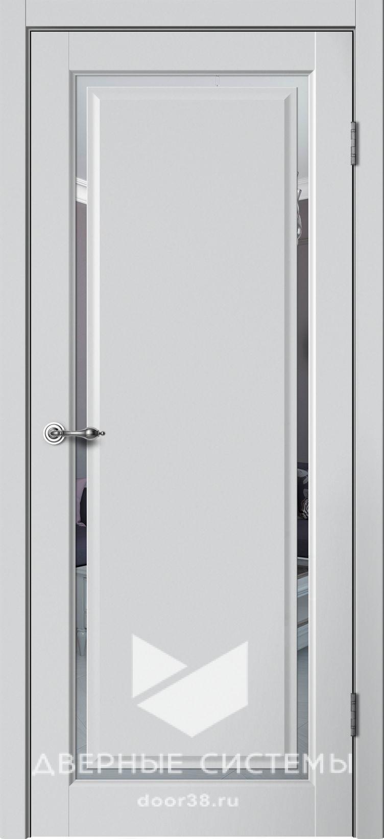 U0000004924_bACknGX Полотно дверное Эстетик E05 ПО Эмалит Серебристый — изображение 1