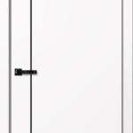 Дверь межкомнатная Фьюжн FN33 ПГ Эмалит Белый (ЧЕРН. K4АБС МагЗ)